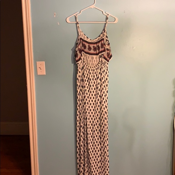 American Eagle Paisley Maxi Dress w/ Open Back - Picture 3 of 3